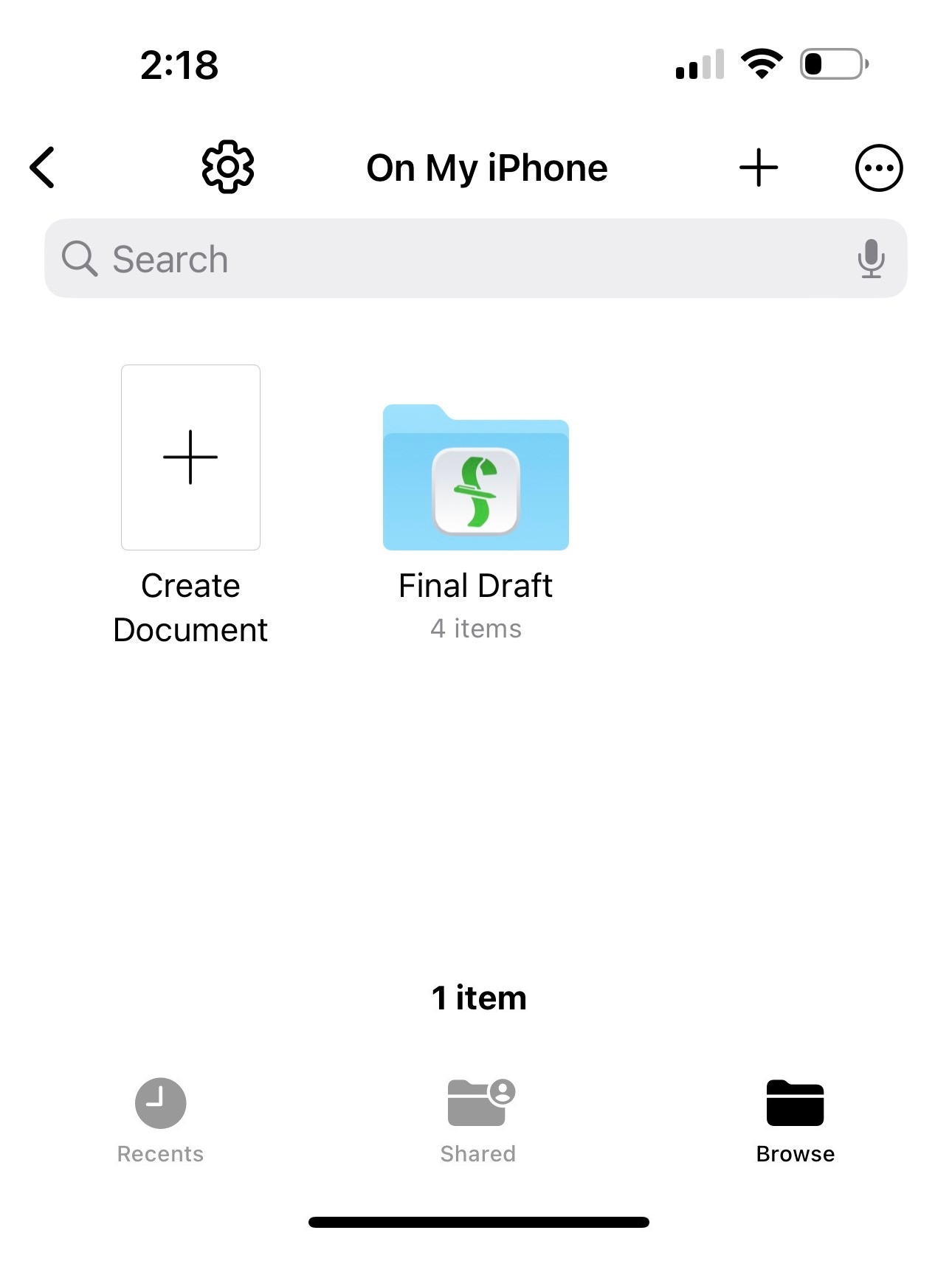 Getting started with Final Draft Go (iPhone) – Final Draft