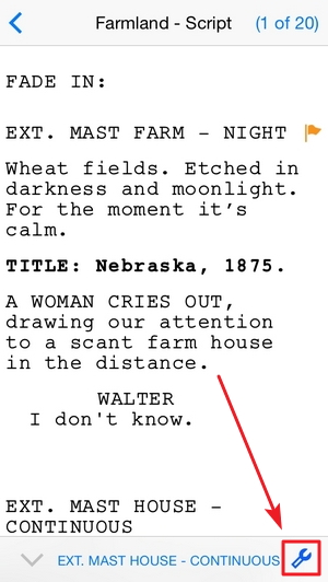 How can I highlight a character's dialogue in Final Draft Go? (iPad) –  Final Draft