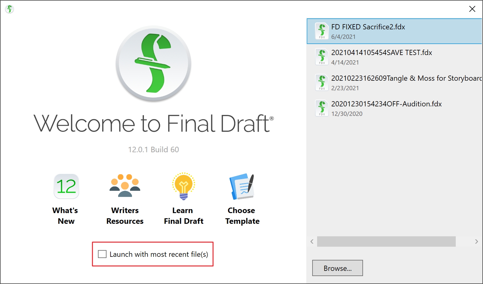 Install Final Draft 12 Windows Final Draft®
