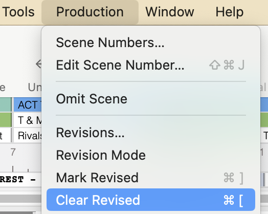 How do I mark or clear revisions on a script? – Final Draft